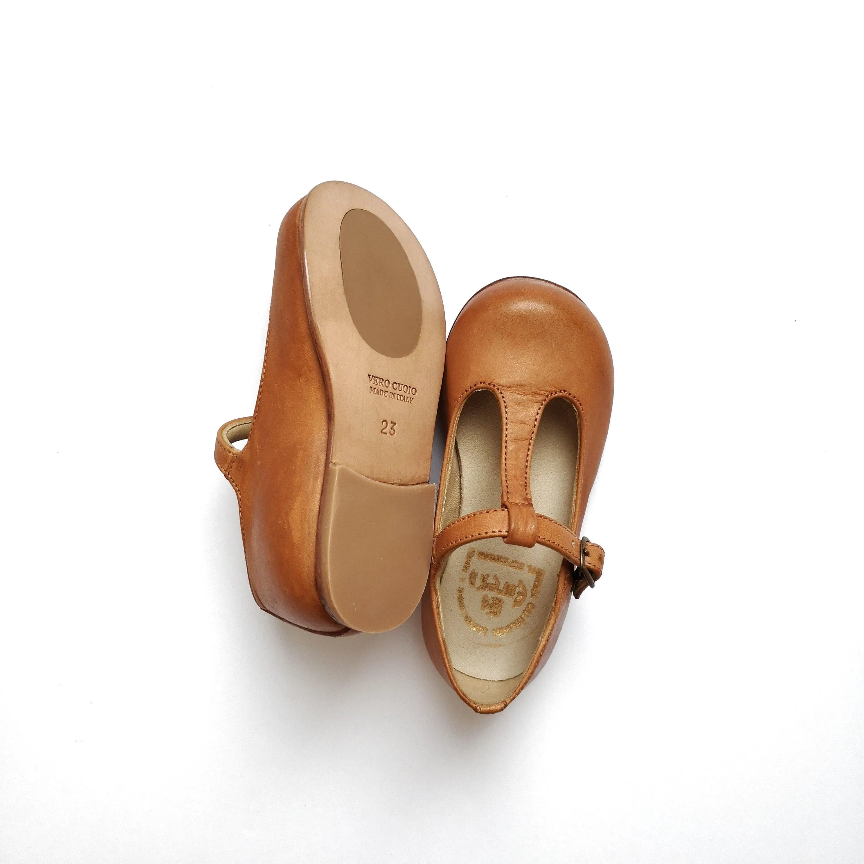 [30%OFF] T-strap Ballerina -Natural brown (in-stock)