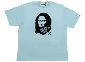 A Bathing Ape Art Print Jacquard Tee in Blue