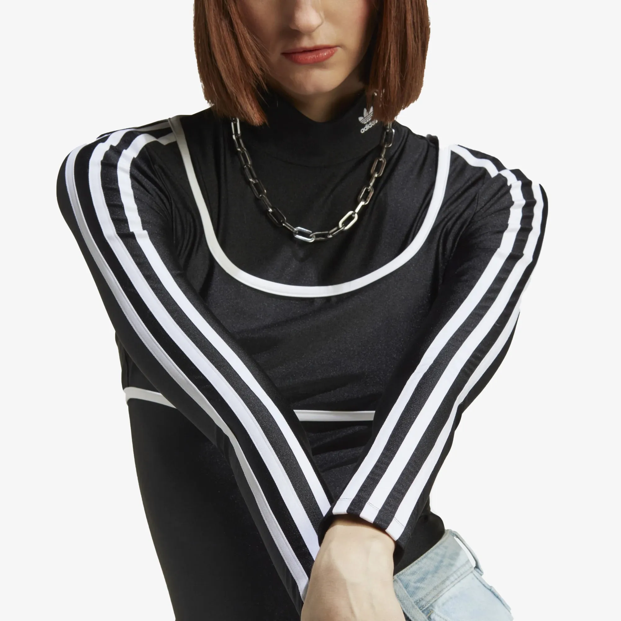 Adidas Originals | WMN'S LONG SLEEVE BODYSUIT  { BLACK