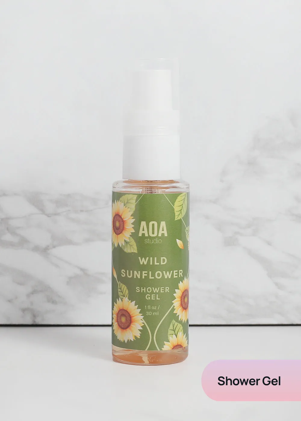 AOA Lotion, Shower Gel & Body Mist - Wild Sunflower