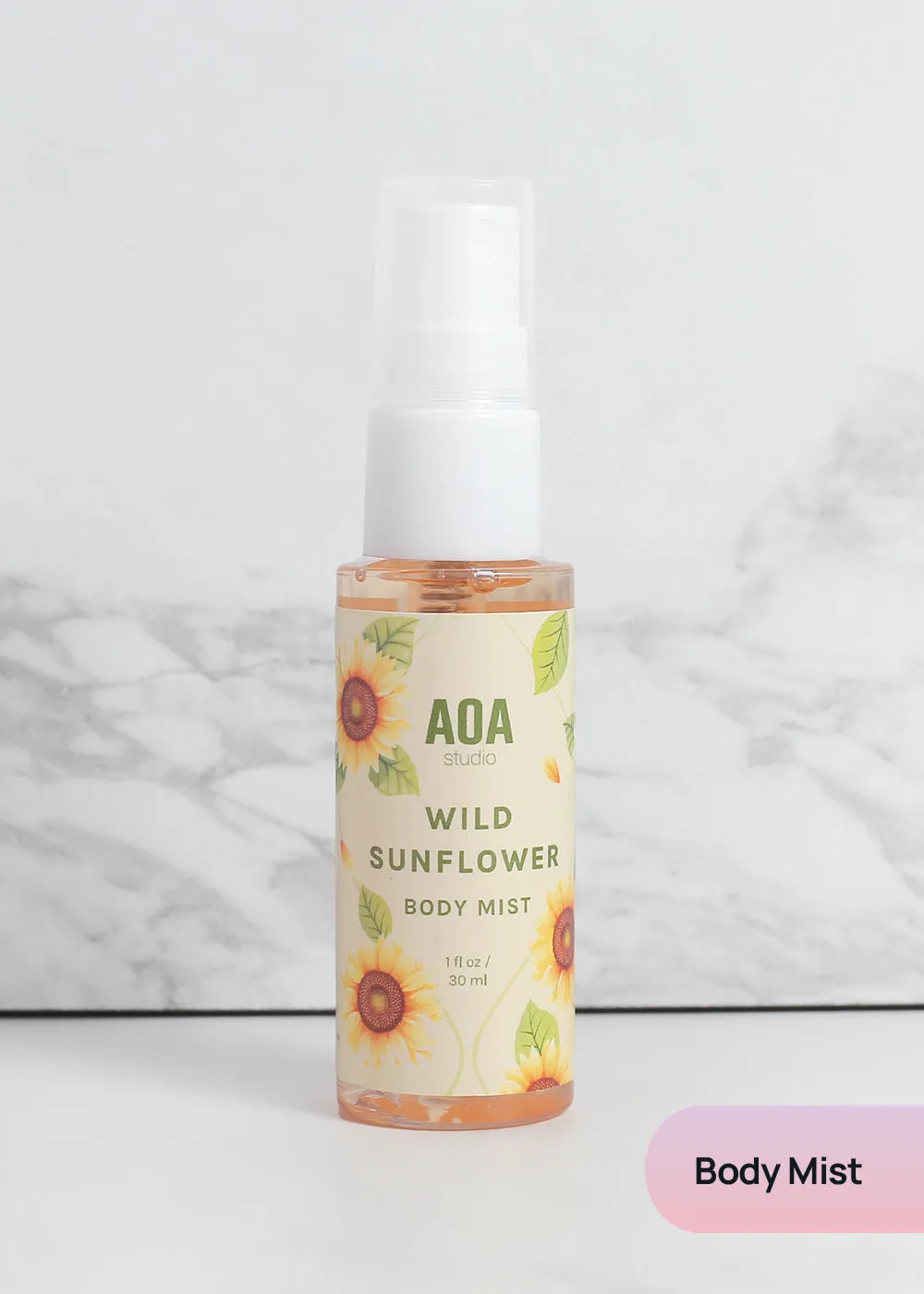 AOA Lotion, Shower Gel & Body Mist - Wild Sunflower