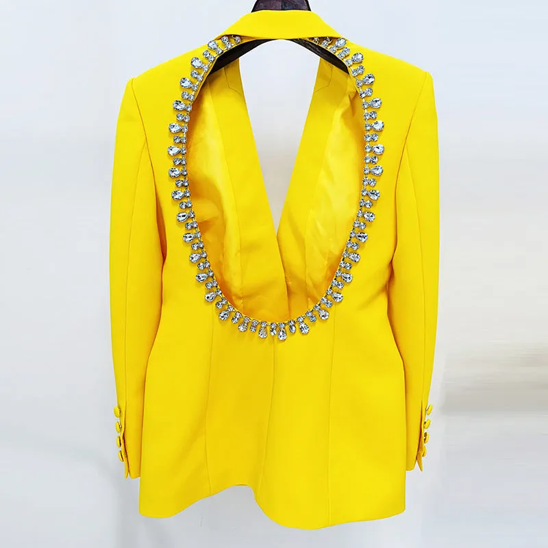 AZUR Blazer Dress with Crystals