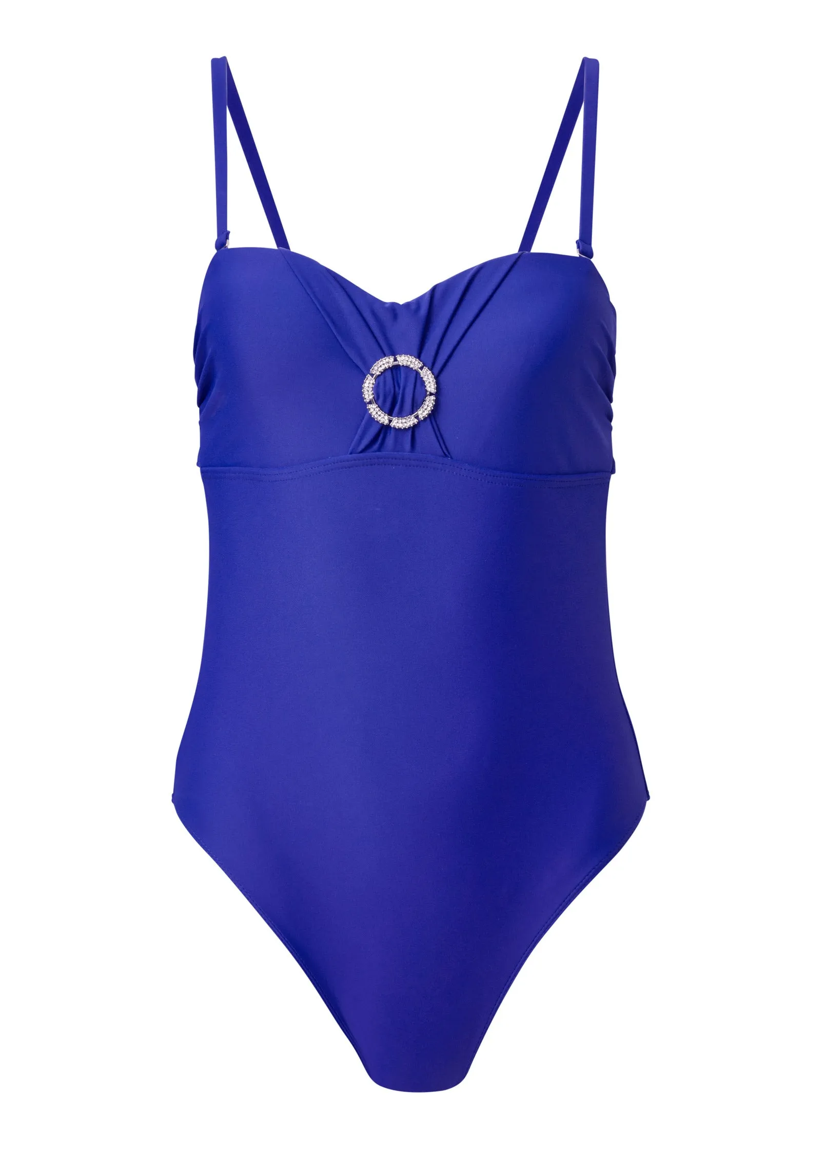 Bandeau Bling One-Piece - Cobalt Blue