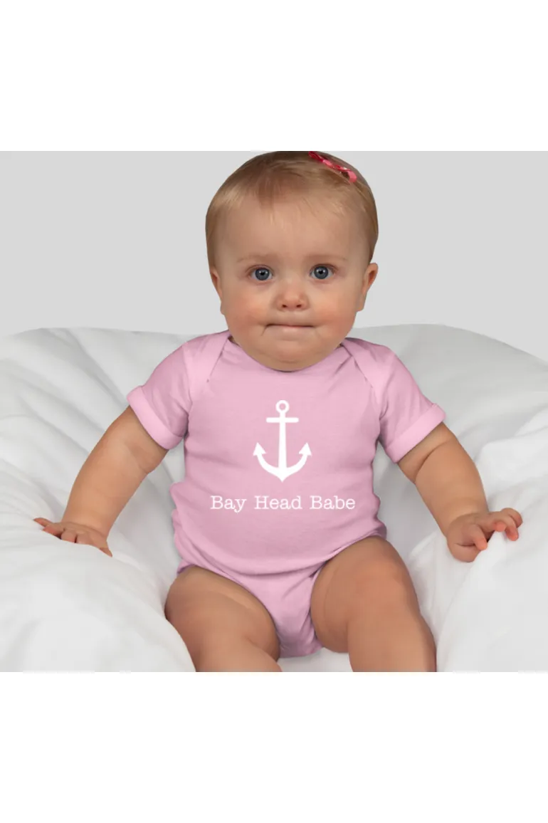 Bay Head Babe Pink Baby Onesie