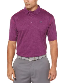 Big & Tall Cooling Heathered Polo With Chevron