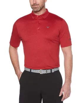 Big & Tall Cooling Heathered Polo With Chevron