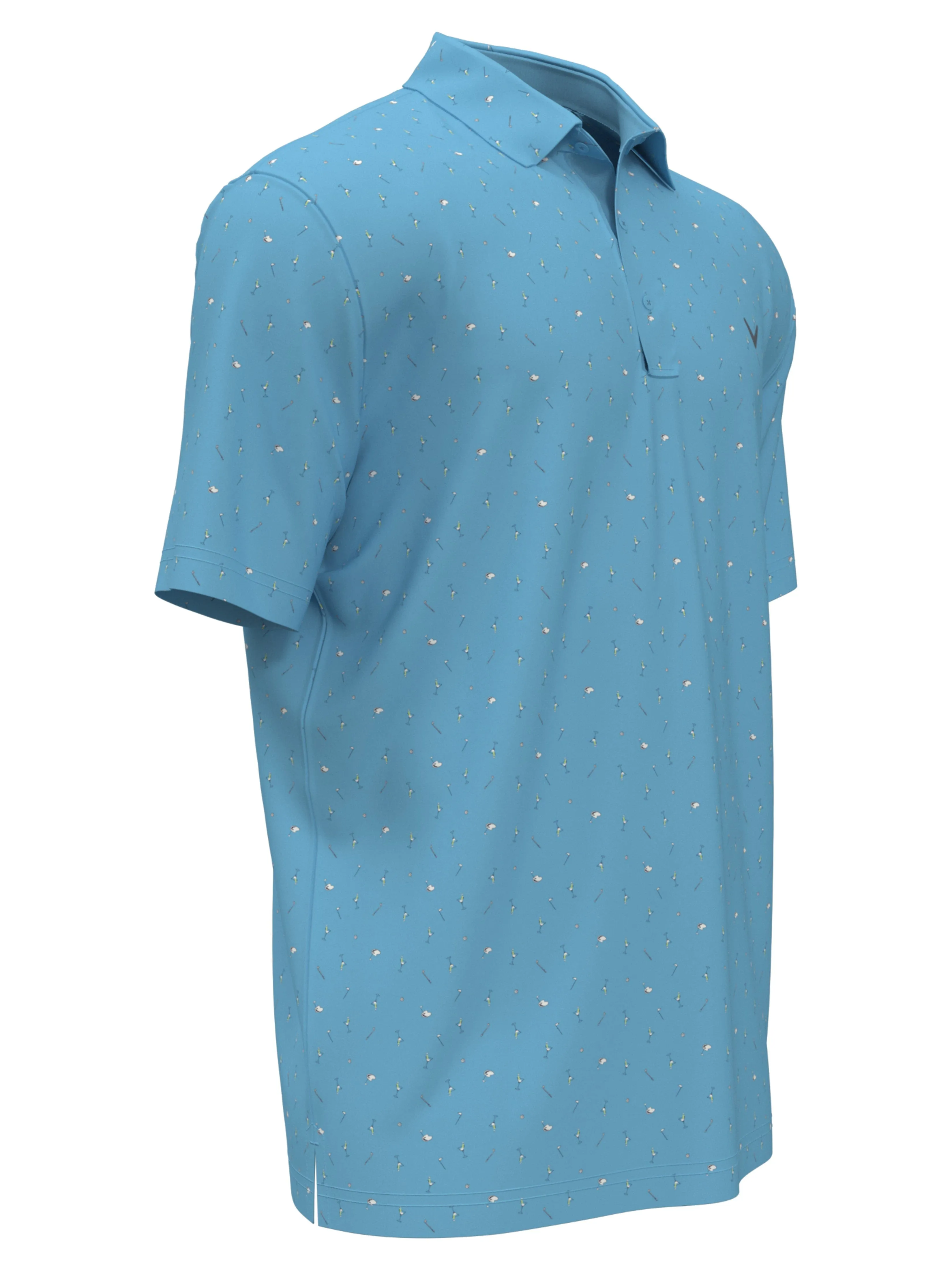 Big & Tall Golf Print Polo