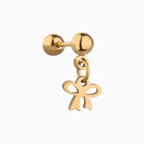 Bow Drop Earring