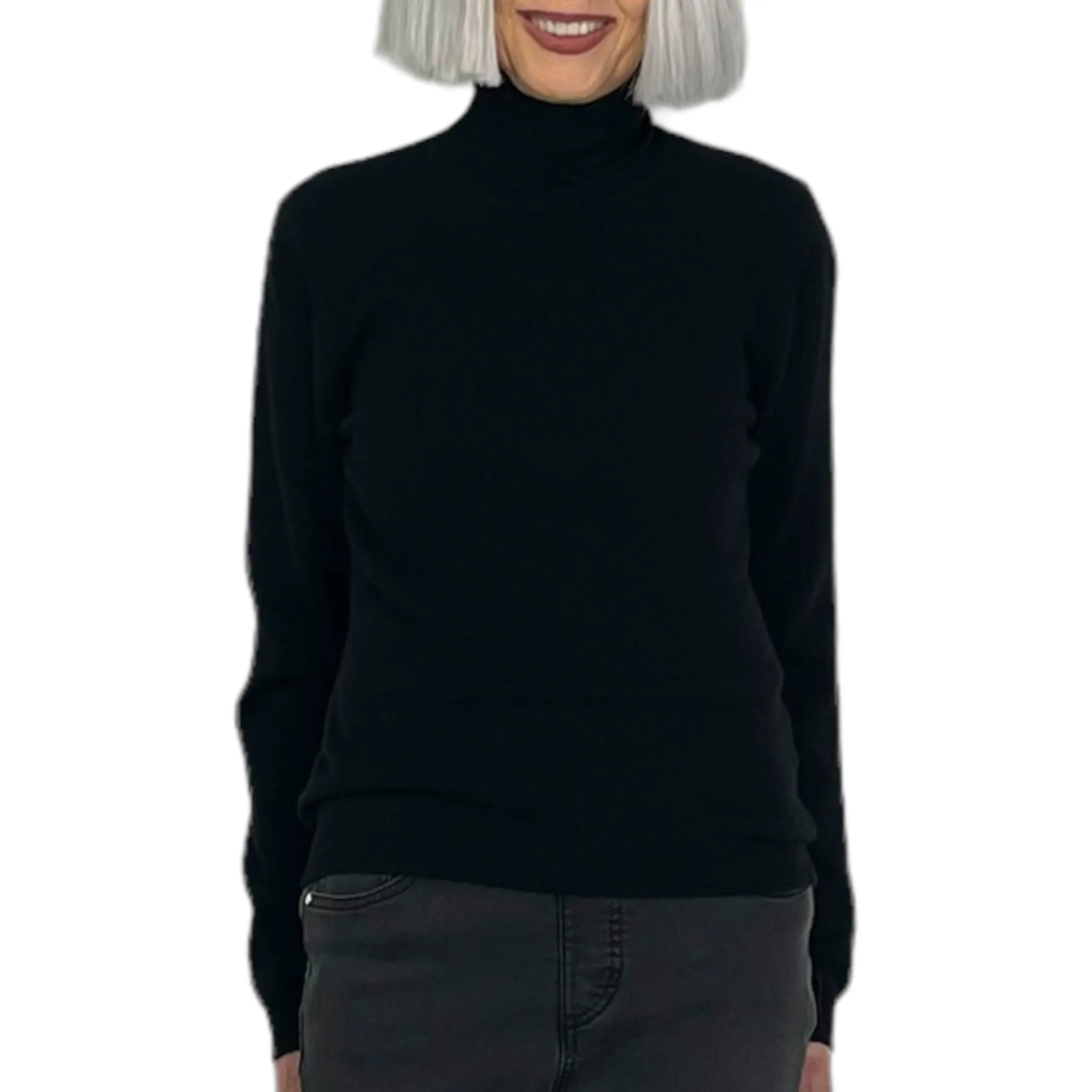 CASHMERE TURTLENECK PULLOVER