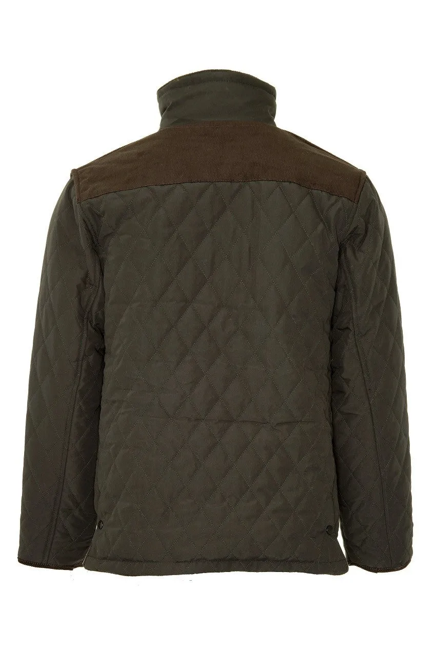 Champion Mens Lewis Padded Jacket-OLIVE