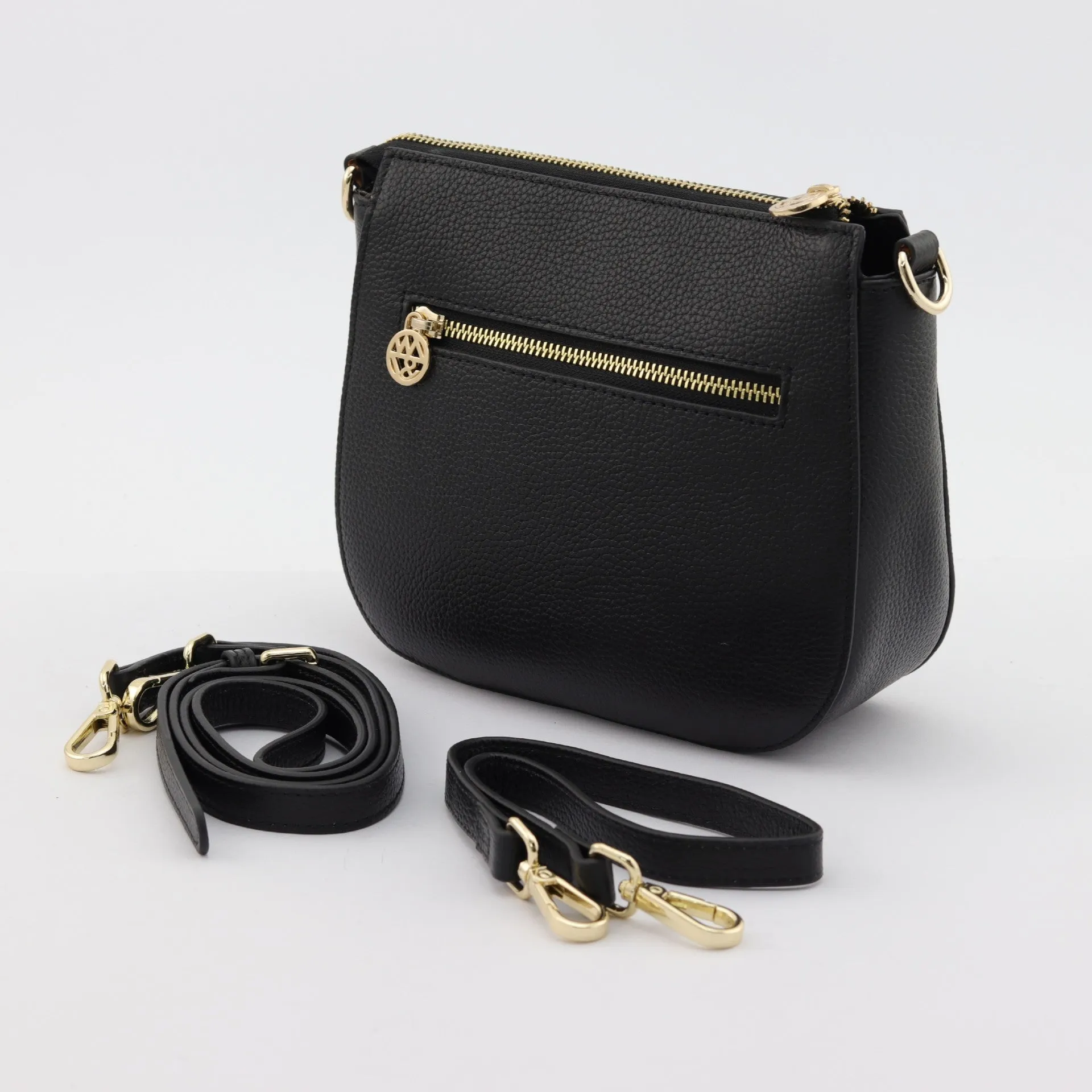 Clara leather shoulder bag