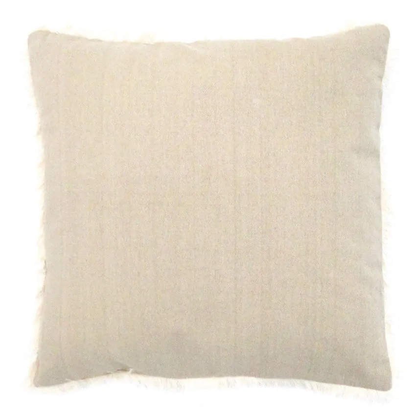 Cushion Natural with Fringe