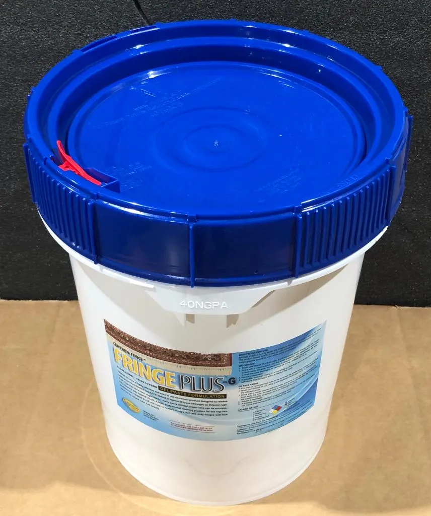 Fringe Plus Fringe & Pile Cleaning Agent - Gel/Paste (1 Pail = 5 Gallons)