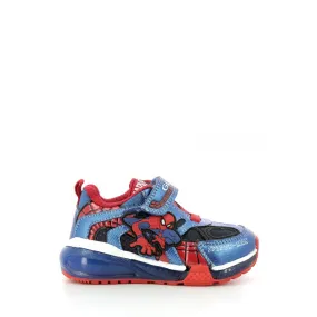 GEOX SNEAKERS J26FEB BAYONYC BOY SPIDERMAN BLU-ROSSO