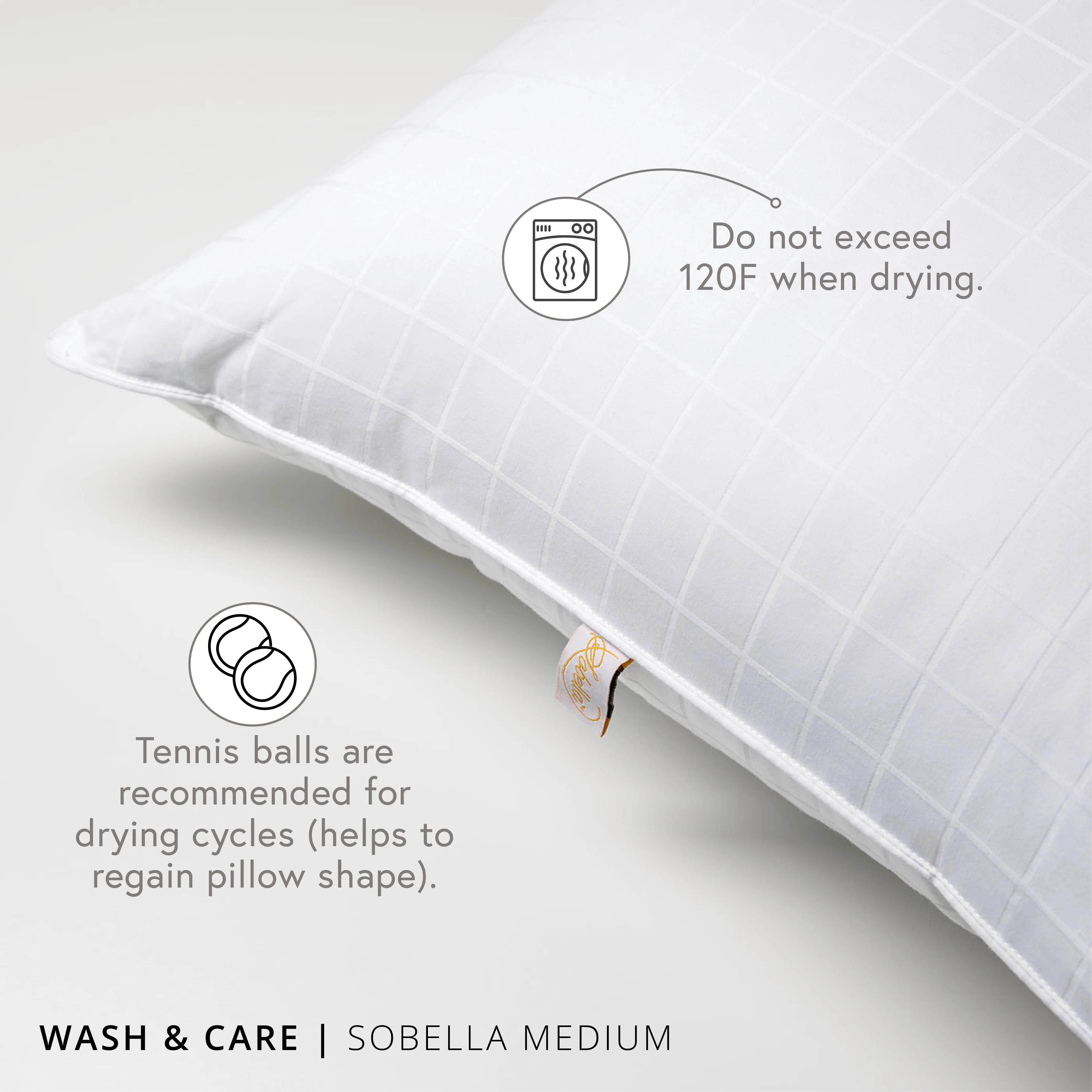 Hotel Sobella Hypoallergenic Medium Pillow