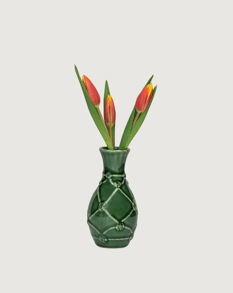 Jardins Du Monde Green Mini Vase Trio