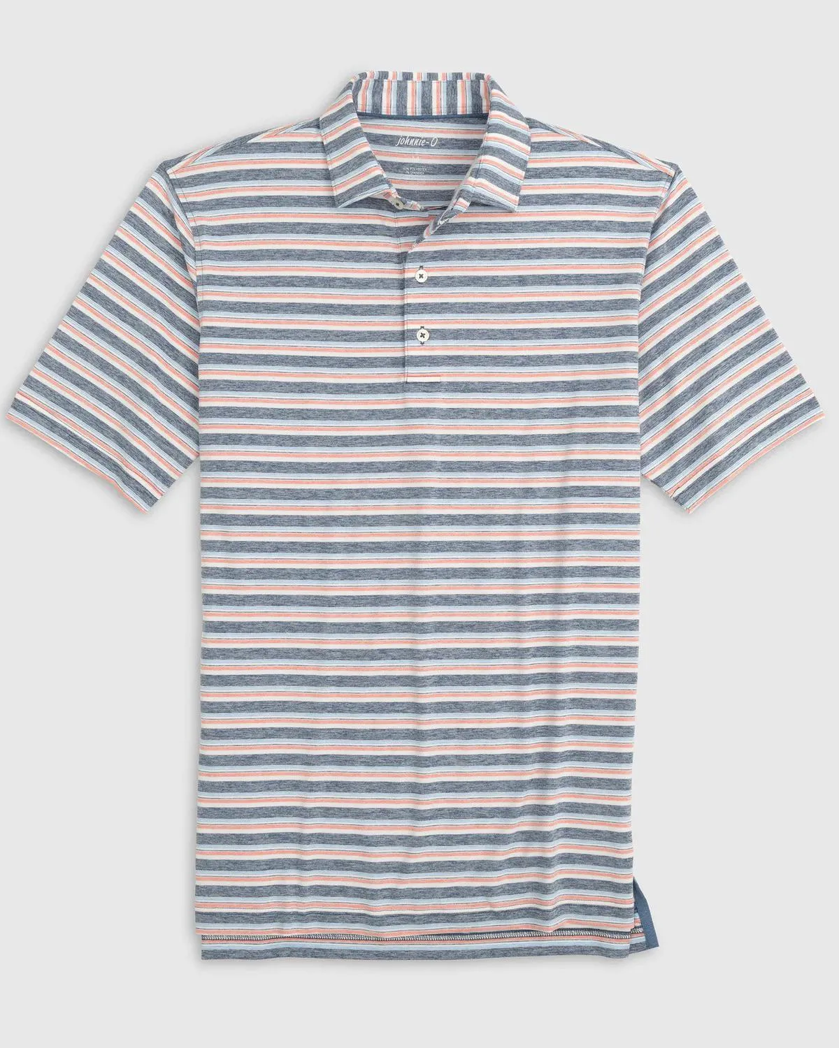 Johnnie-o Crew Striped Jersey Performance Polo