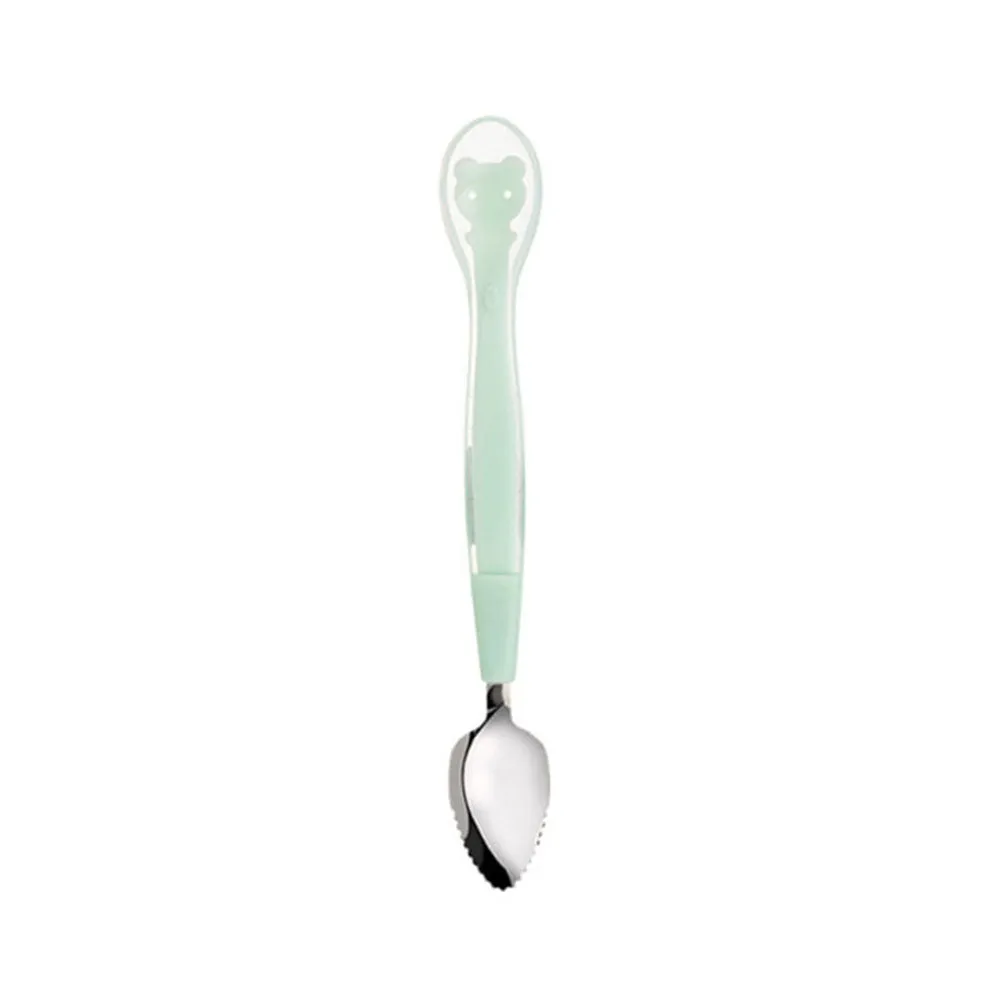 Kids Double Headed Fruit Scraping Spoon