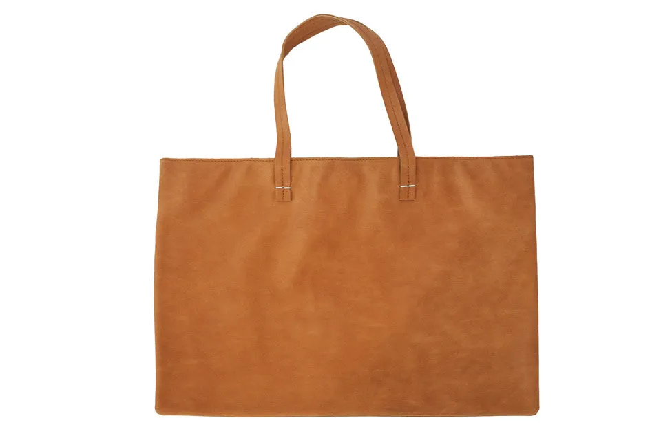 Laptop Leather Tote Bag