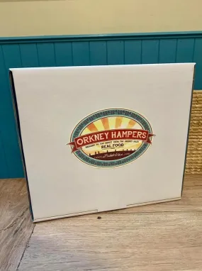 Medium Orkney Hampers Card Box with Orkney gift card- make up your own hamper box!