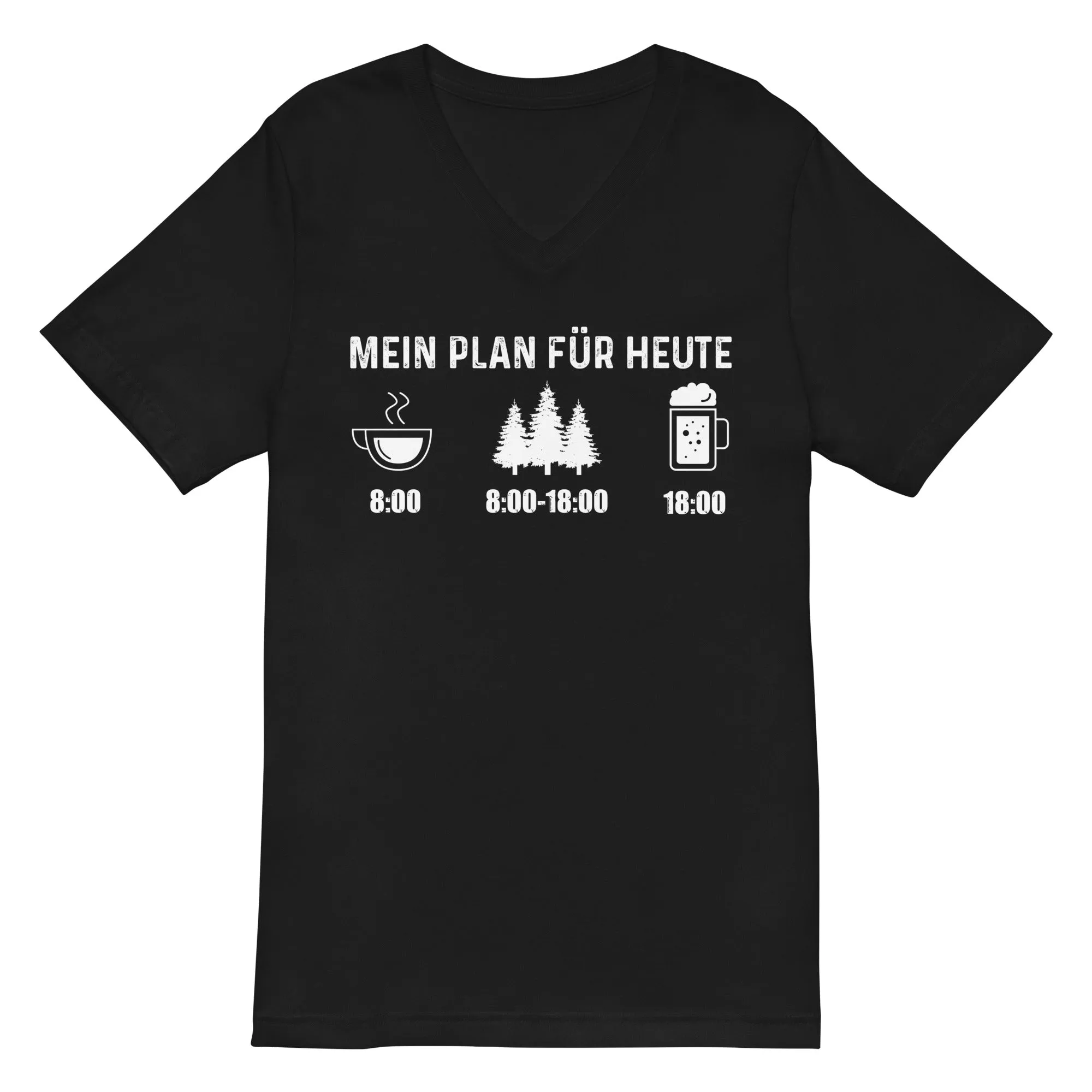 Mein Plan Für Heute 3 - Herren V-Neck Shirt