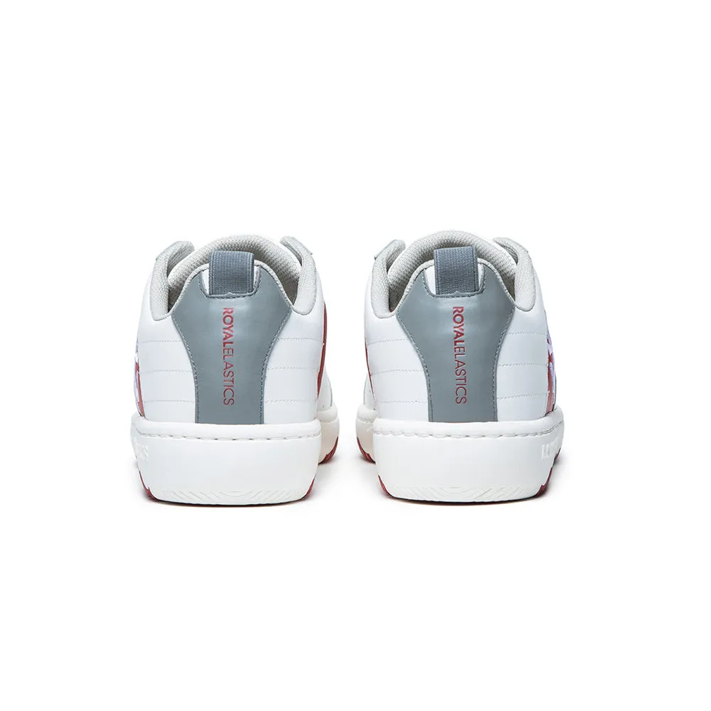 Men's Icon 2.0 White Red Leather Sneakers 06512-018