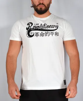 Mens White /Black  Am Revolutionary T Shirt