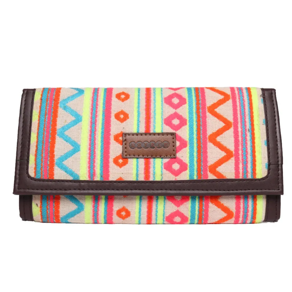 Multi Color Dhurry Wallet/Travel Pouch