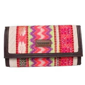 Multi Color Dhurry Wallet/Travel Pouch