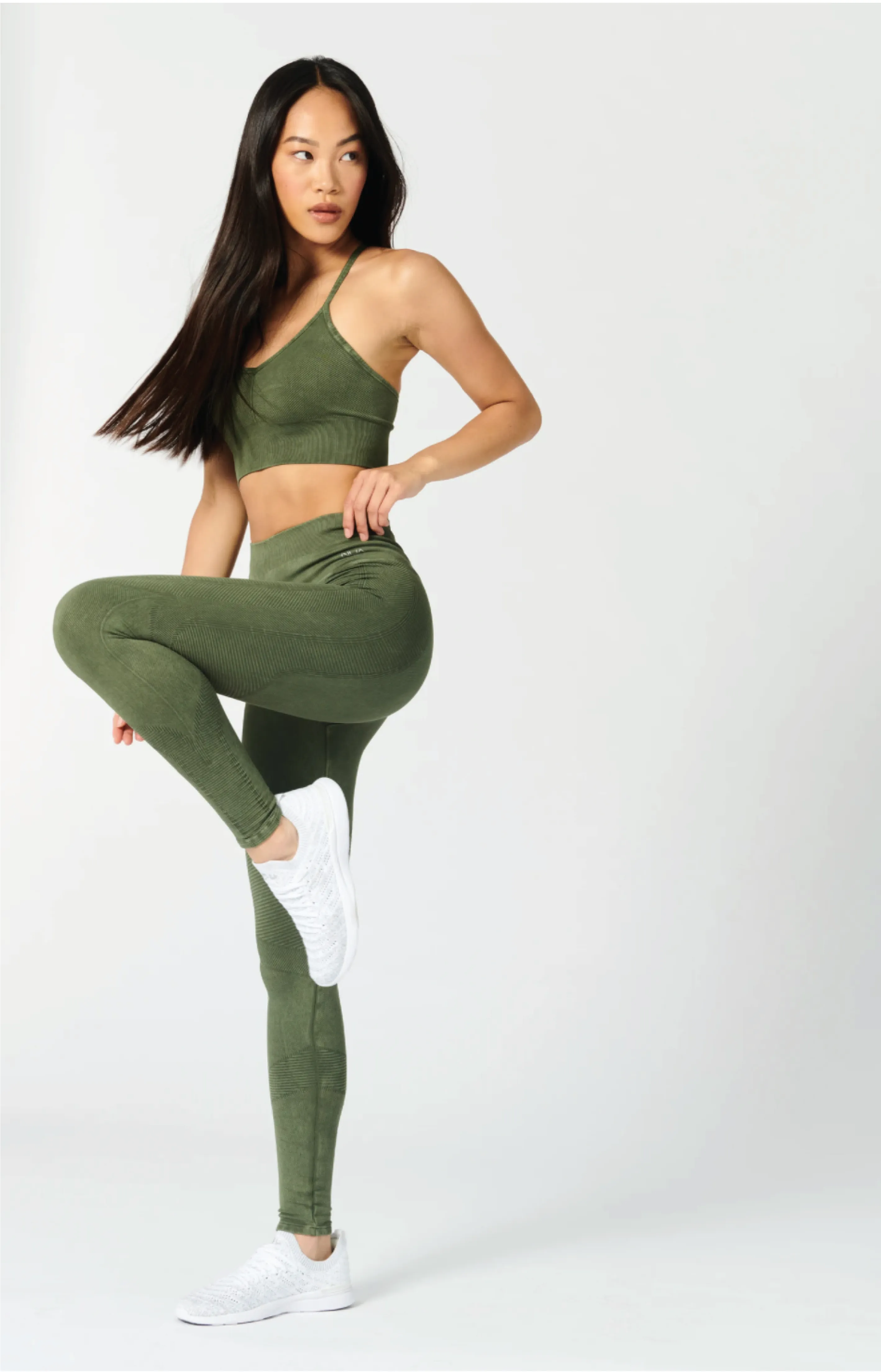 One by One Legging -Moss