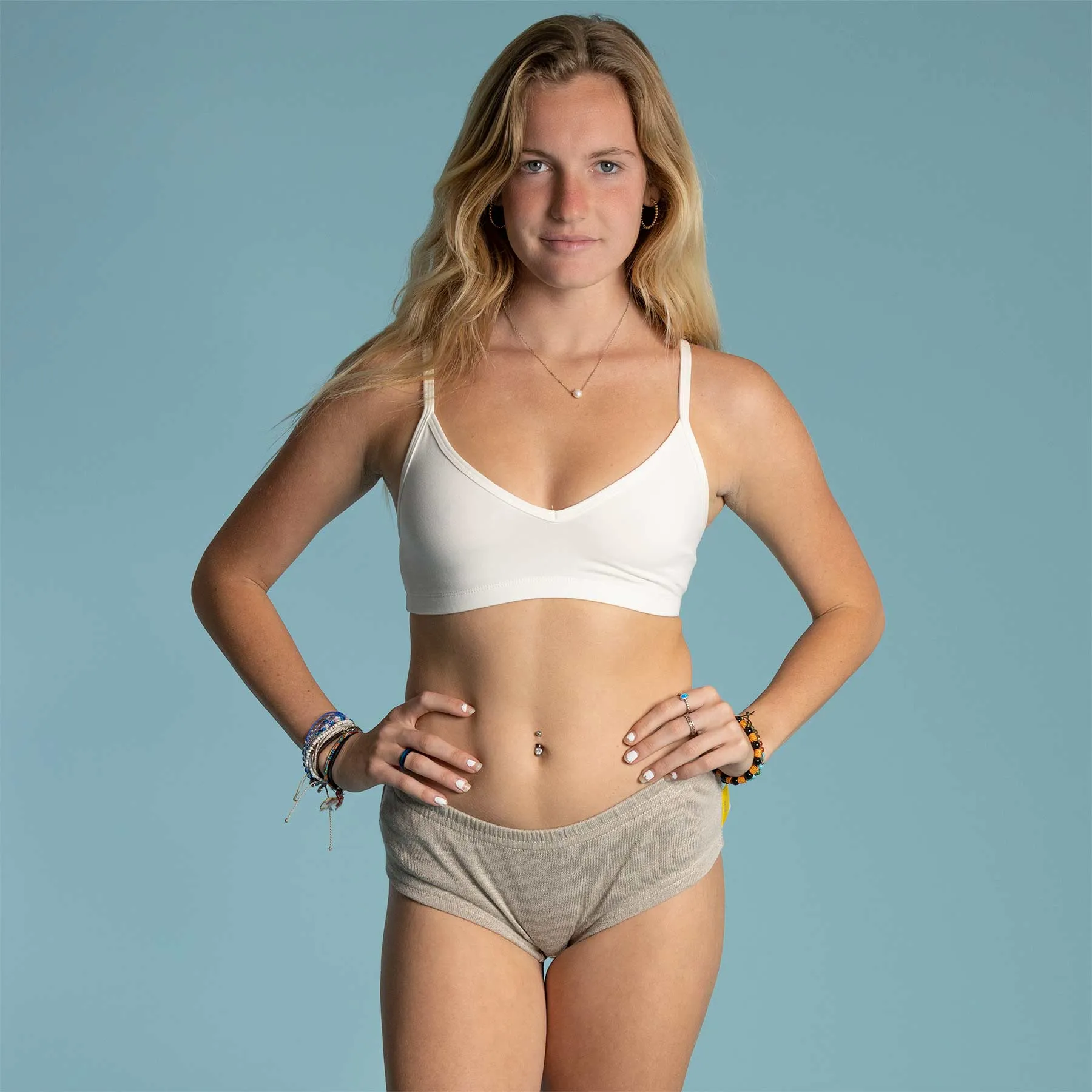 Organic Cotton Cami Bra Top (Grown & Made in USA)