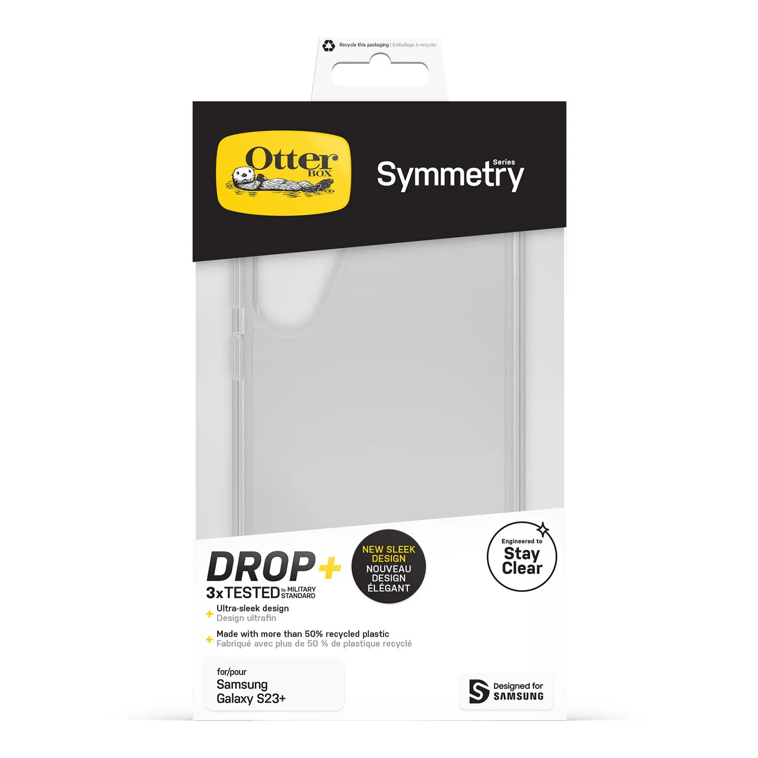 OtterBox Samsung Galaxy S23 Plus Case Symmetry Clear