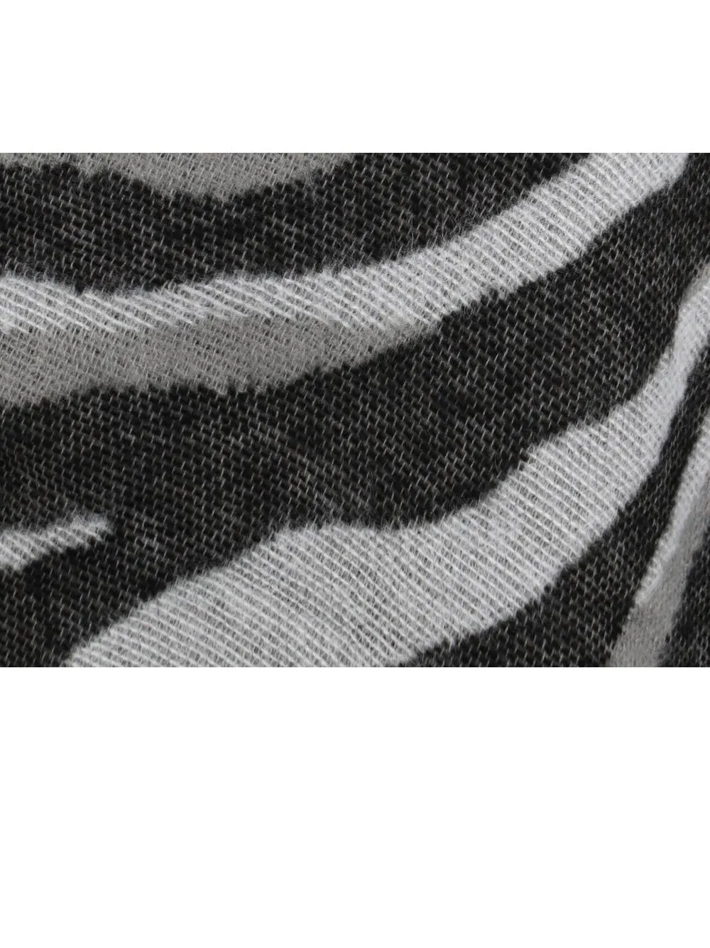 Poncho Jacquard - Zebra