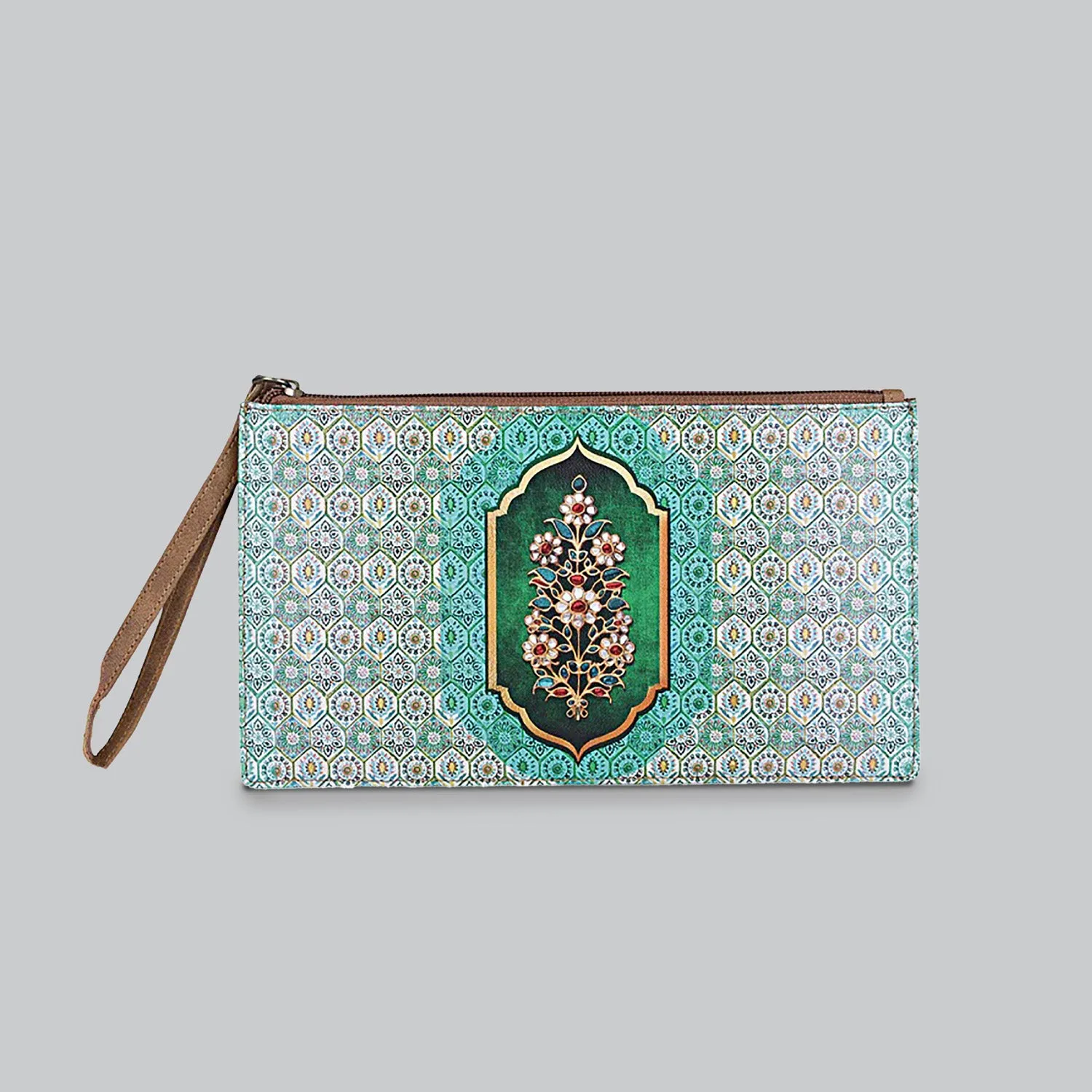 Splendid Emerald Wristlet