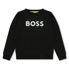 Sudadera O sweter para nio y teens negra Boss