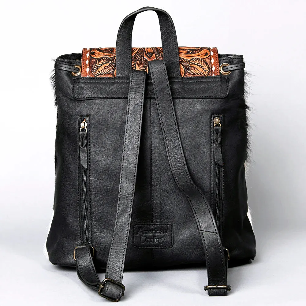 Tooled Cowhide Backpack