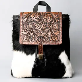 Tooled Cowhide Backpack