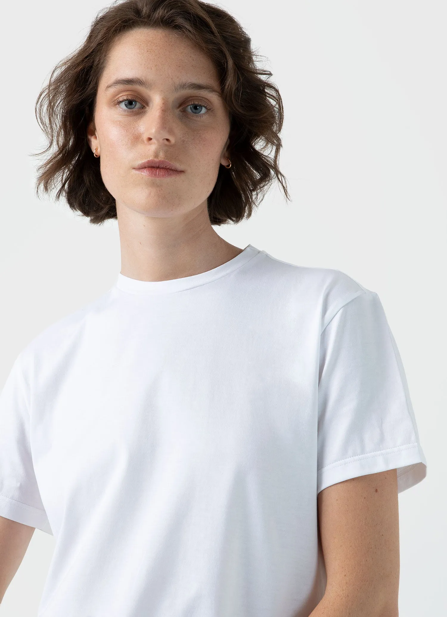 Women's Boy Fit T-shirt in White