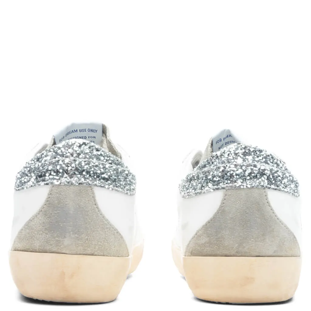 Women's Superstar Toe Star and Spur - White/Taupe/Silver