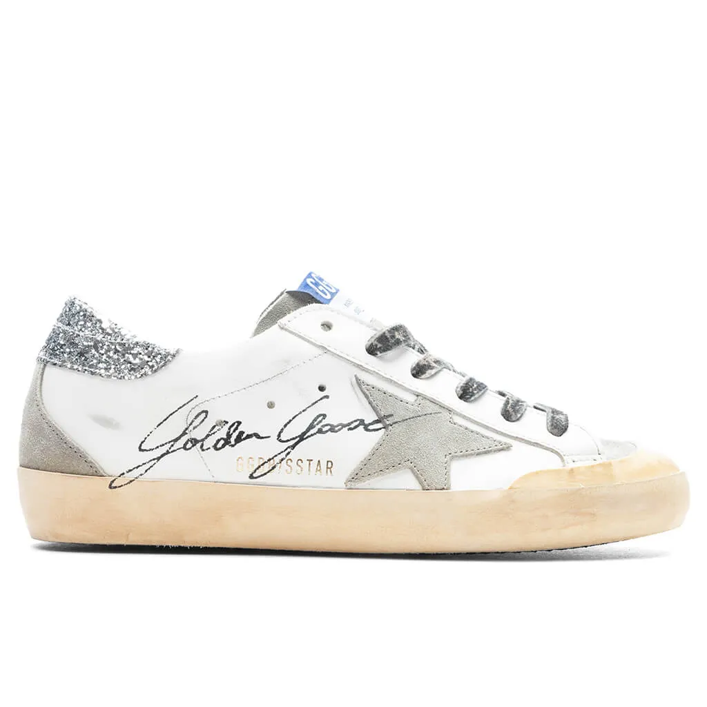 Women's Superstar Toe Star and Spur - White/Taupe/Silver