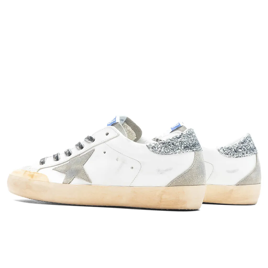 Women's Superstar Toe Star and Spur - White/Taupe/Silver