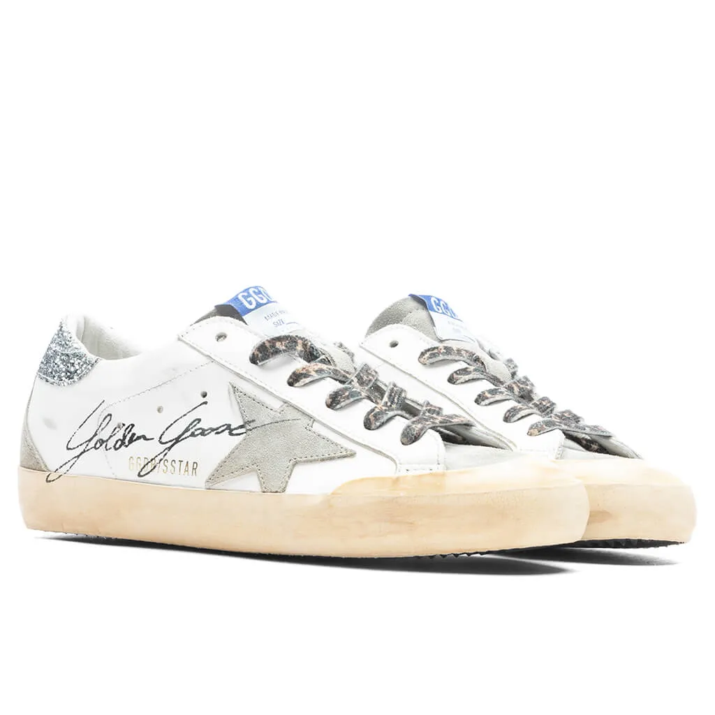 Women's Superstar Toe Star and Spur - White/Taupe/Silver